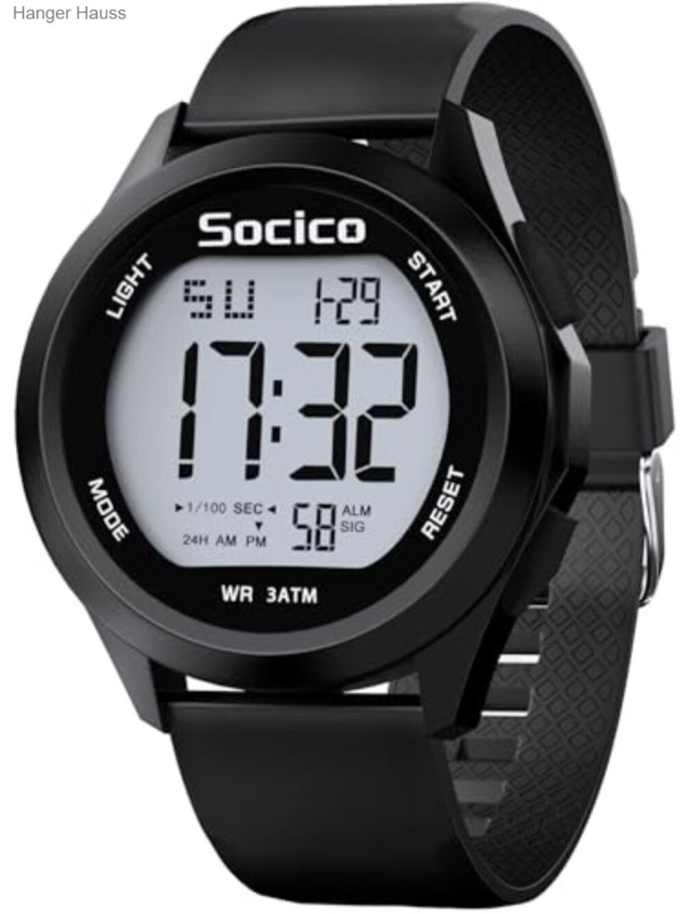 SOCICO Men's Digital Sport Watch - Waterproof LED Military Style